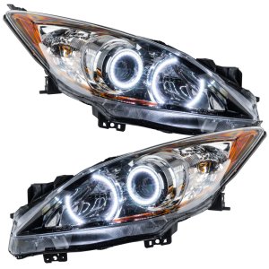 Mazda 3 Headlight Assemblies - ORACLE Lighting - SMD Halogen - White - `10-`13